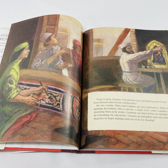 Antonio Apprenticeship Morrison Vintage Children Book Jesus Fresco Italy Picture - Picture 6 of 12